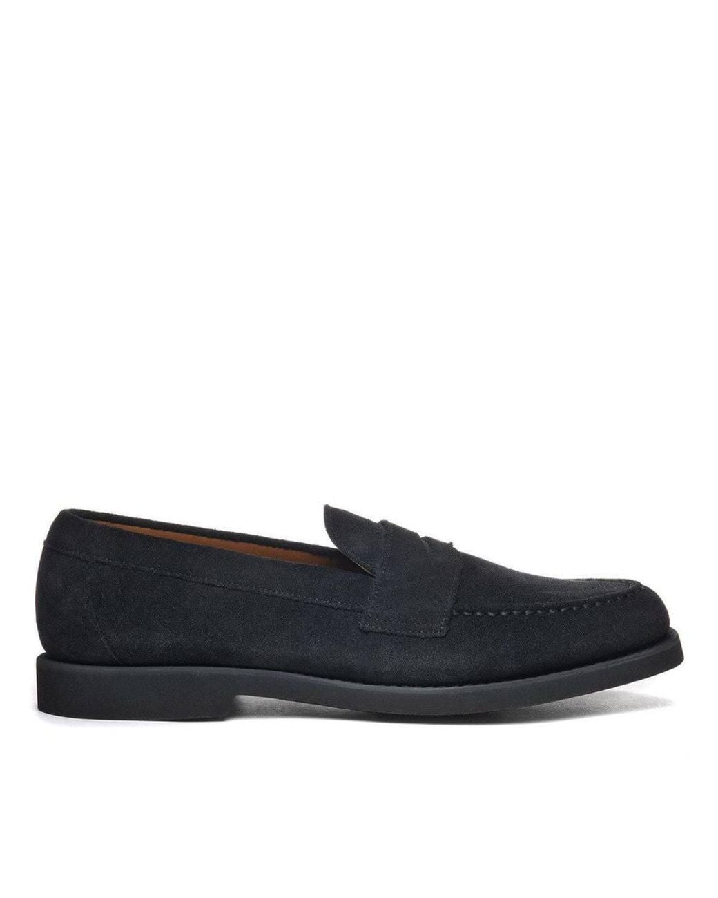 Sebago Blue Ryan Polaris Suede Loafers for men