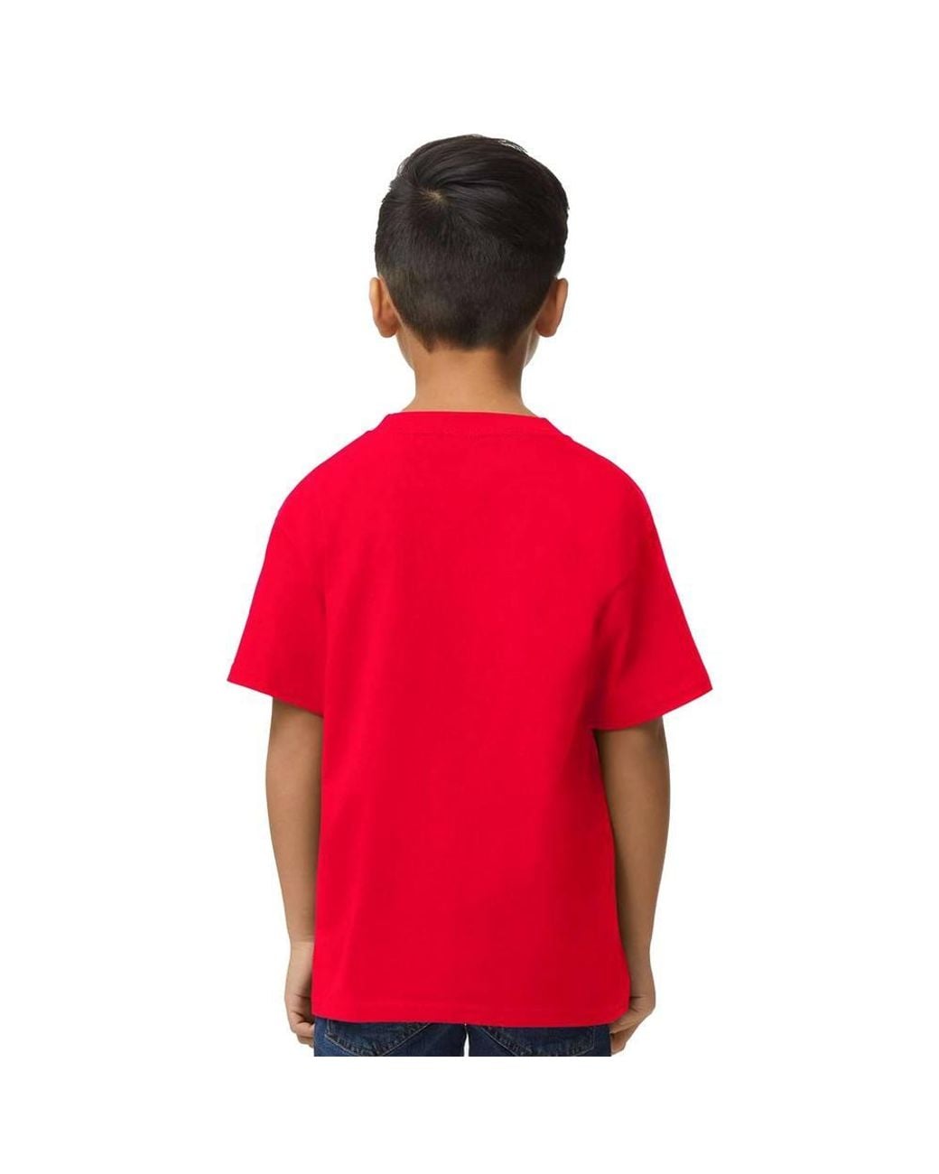 Gildan Red Midweight Soft Touch T-Shirt