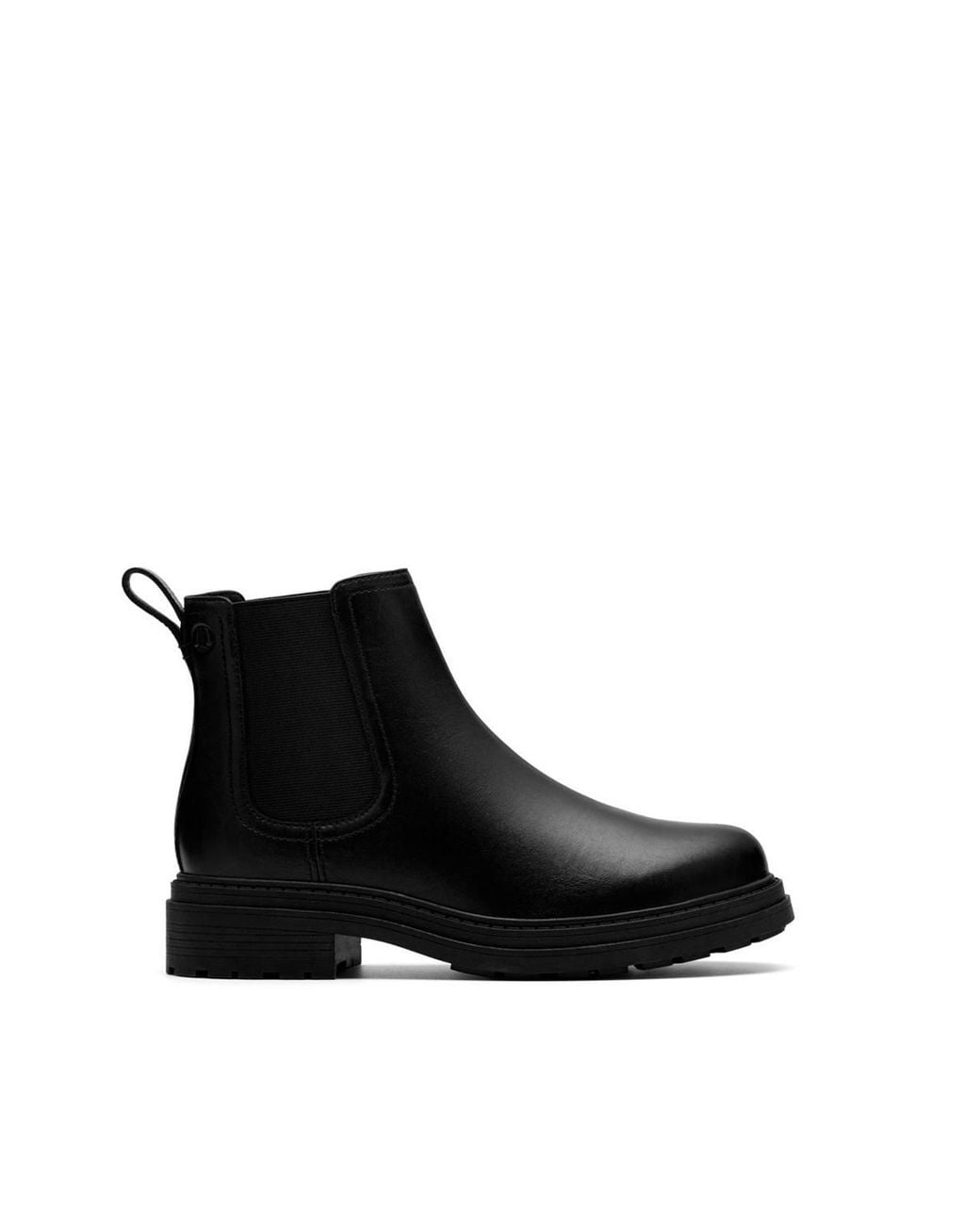 Clarks Black Orinoco3 Lane Leather Shoes