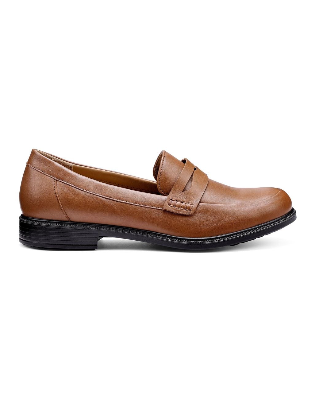 Hotter Brown Wide Fit 'Dorset' Loafers