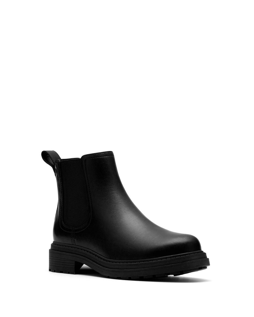 Clarks Black Orinoco3 Lane Leather Shoes