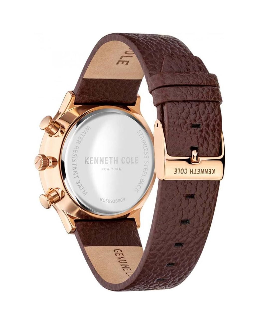 Kenneth Cole Black Kc50928004 Modern 42Mm Quartz Watch for men