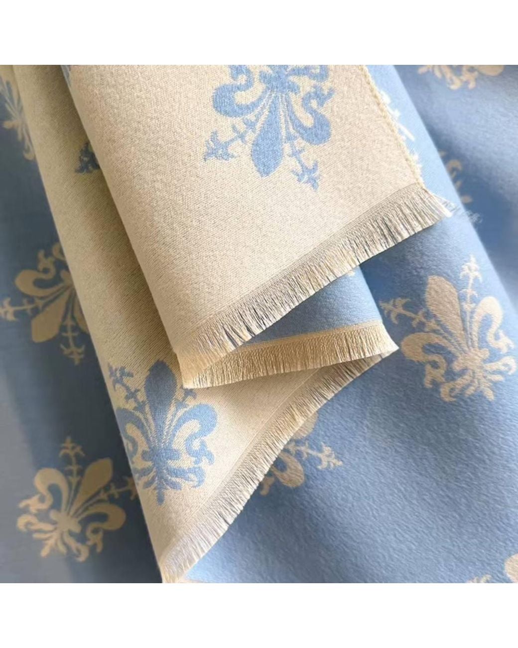 Lemon Daisy Accessories Blue Autumn Winter Scarf Shawl