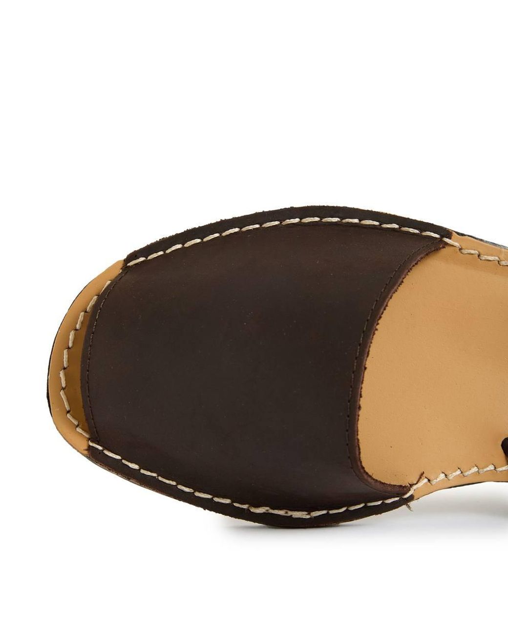 Sole Black Macaw Nubuck Menorcan Sandals