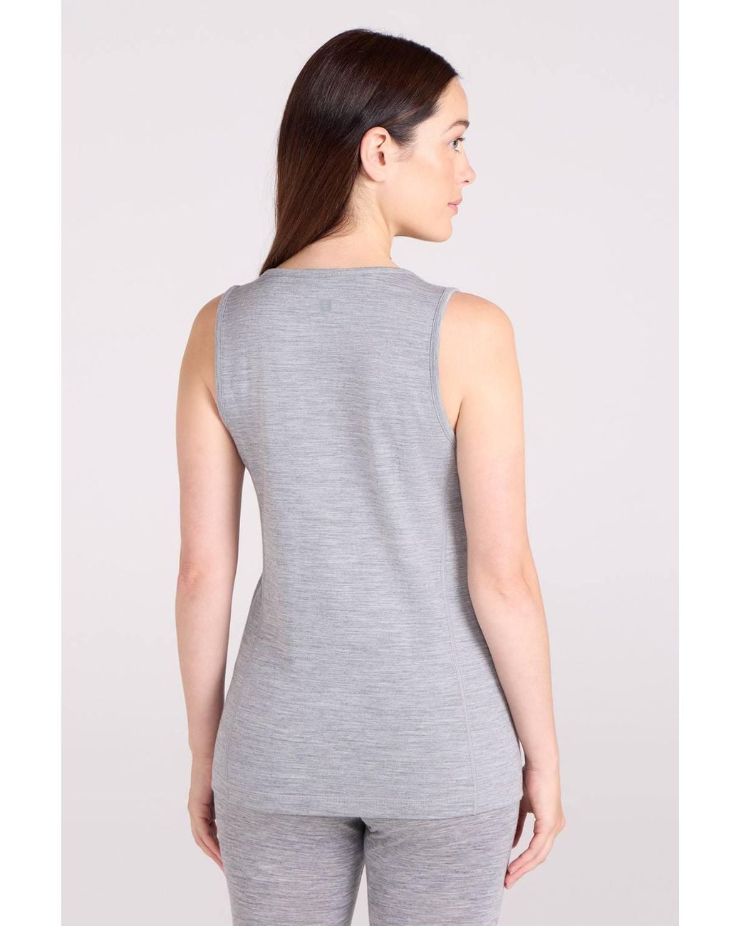 Mountain Warehouse Gray Breathable Isotherm Warm Cosy Merino Wool Outdoor Cami Tank Top