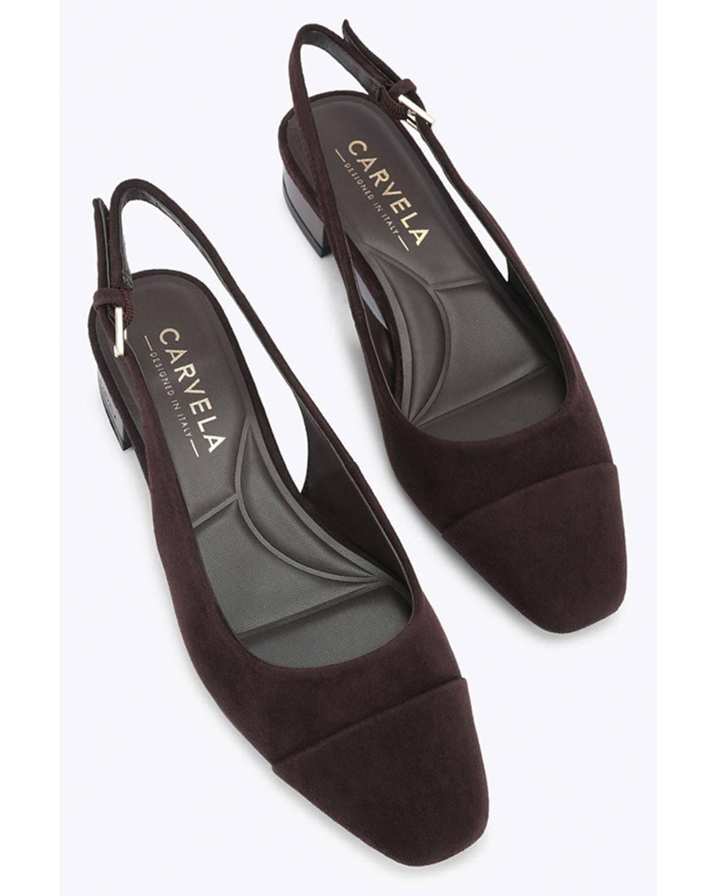 Carvela Kurt Geiger Brown 'Amelia' Suede Flats