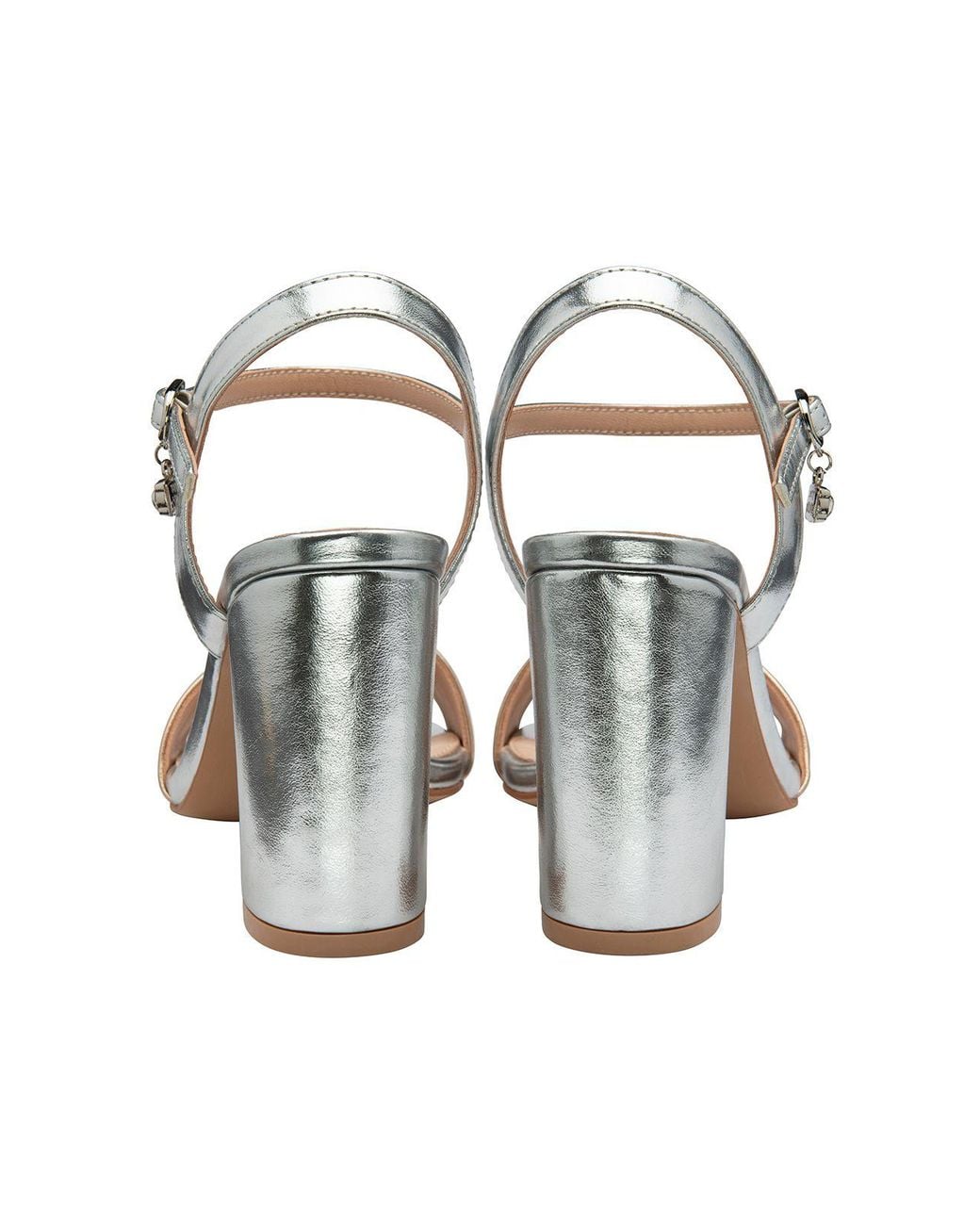 Lotus Metallic 'Blanca' Open-Toe Heeled Shoes