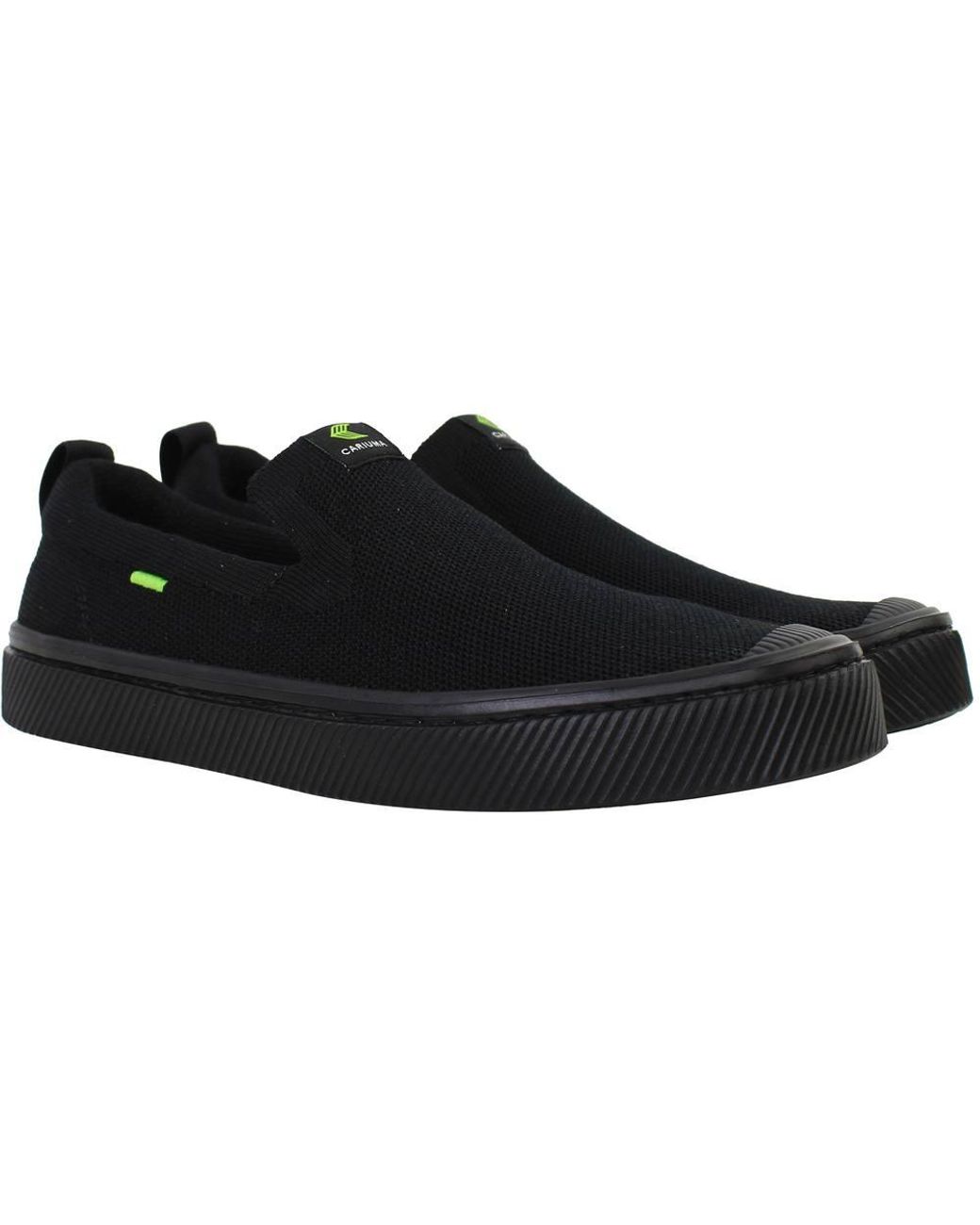 CARIUMA Black Ibi Knit Plimsolls