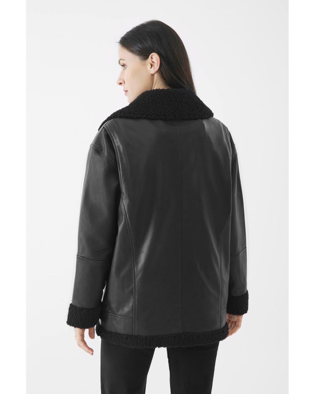 Bolongaro Trevor Black Real Leather Eden Shearling