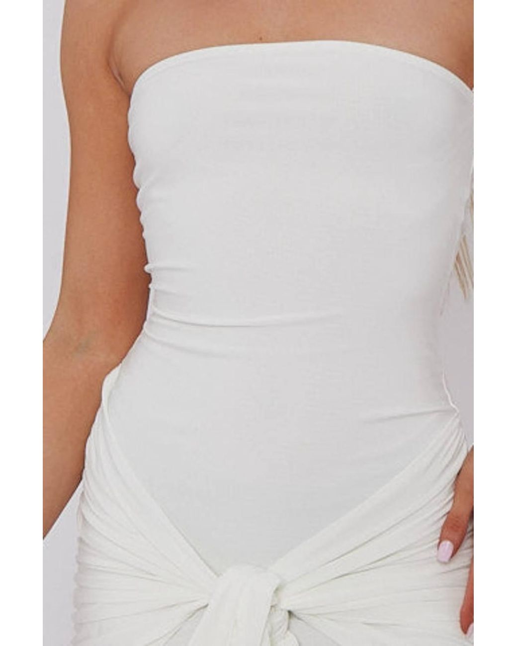 Stylewise White Knot Detail Bandeau