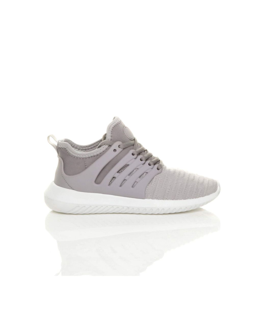AJVANI White Lace Up Trainers