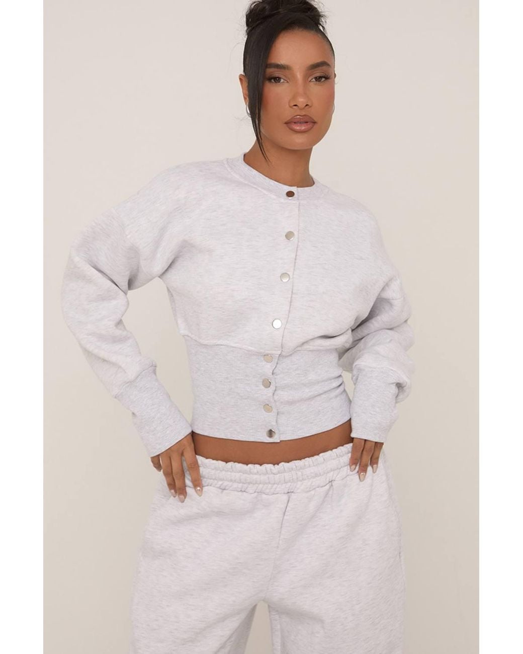 EGO White Long Sleeve Sweatshirt