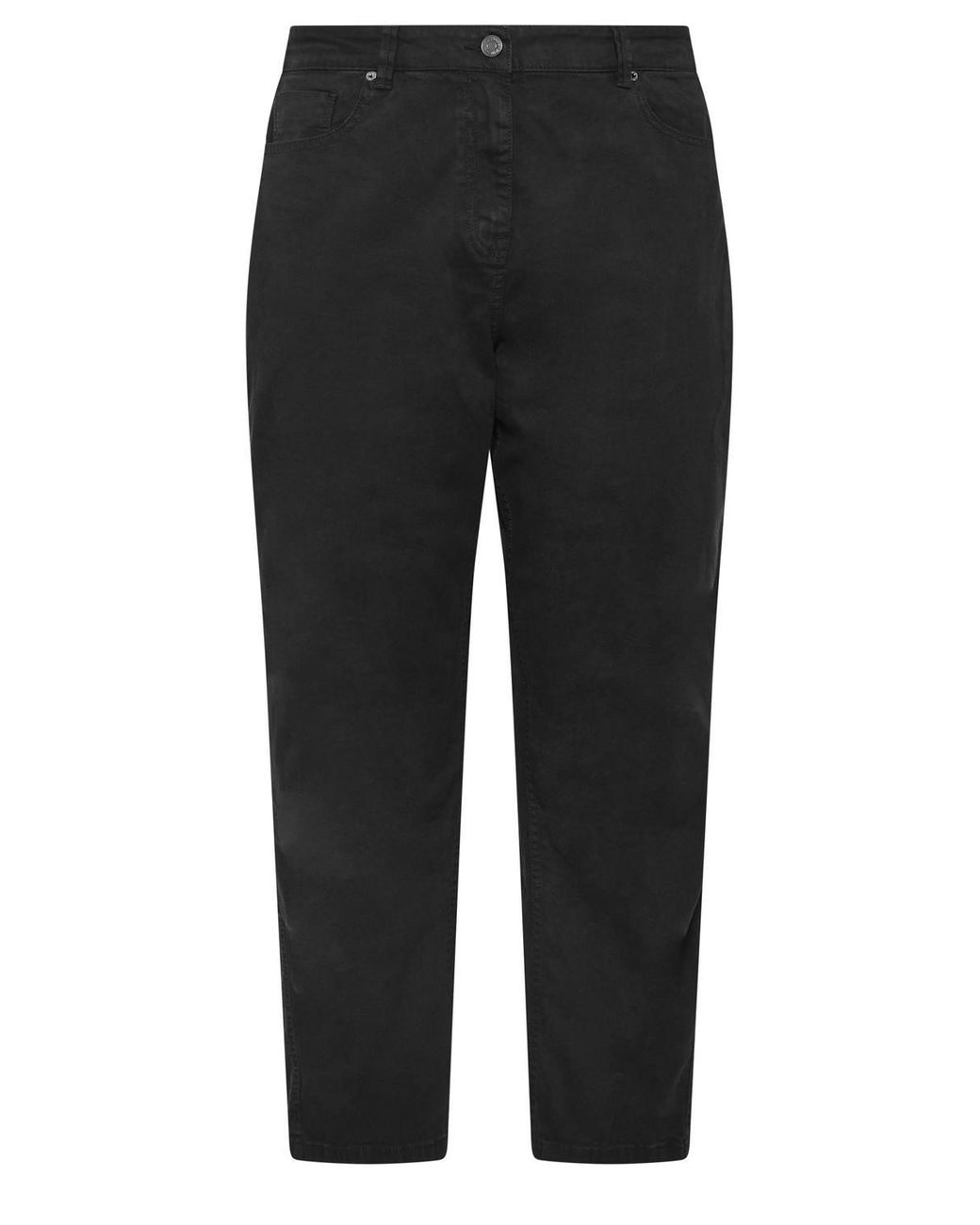 Evans Black Barrel Leg Jeans