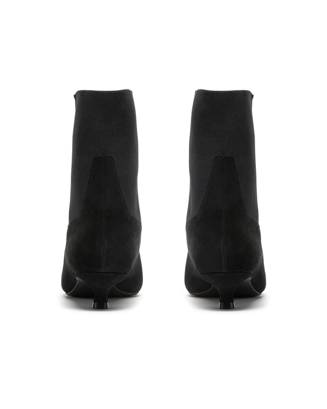 Clarks Black Pisa Top Suede Ankle Boots