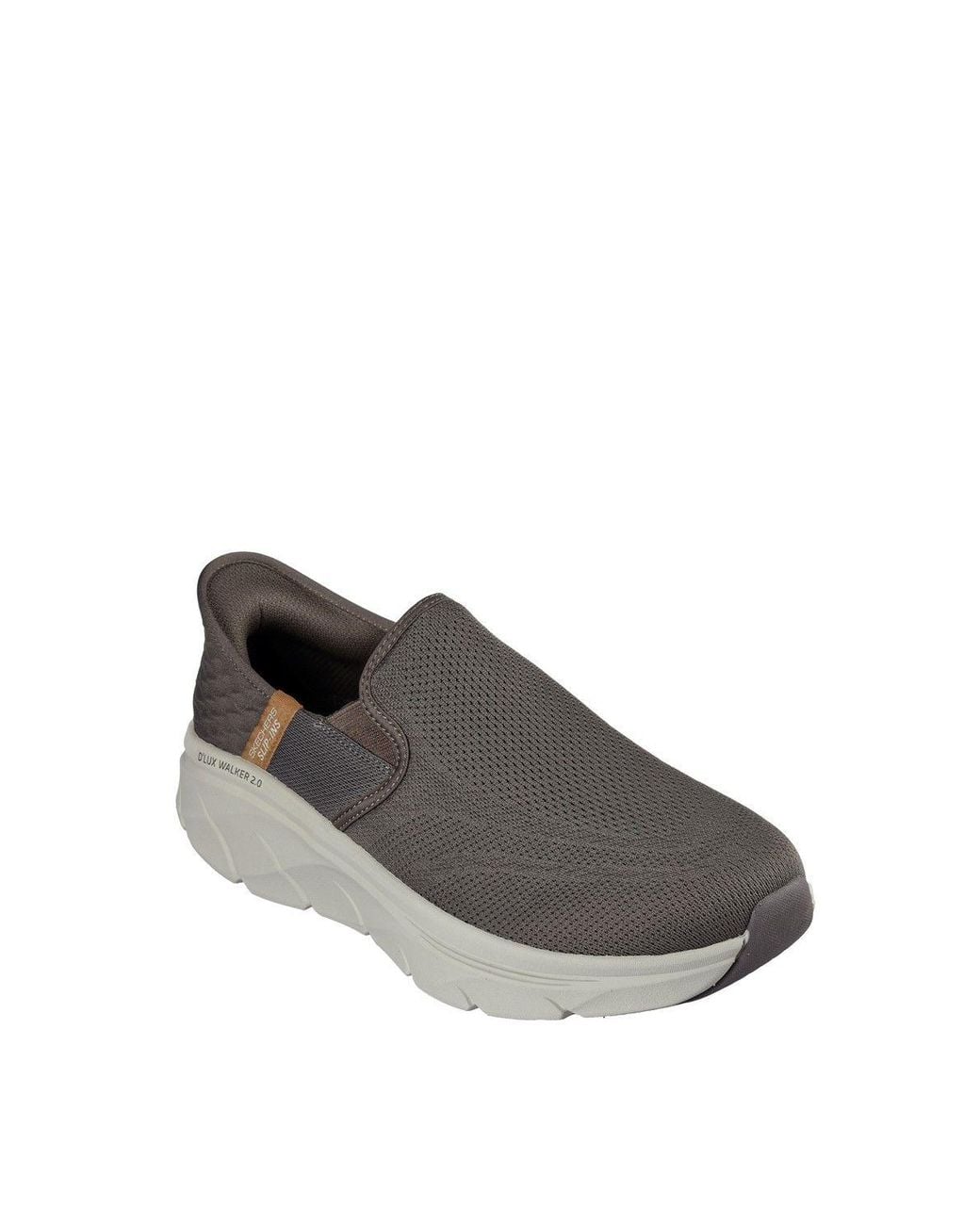 Skechers Gray D'Lux Walker 2.0 Shoes for men