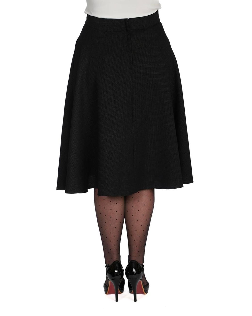 Banned Retro Black Hope Swing Skirt