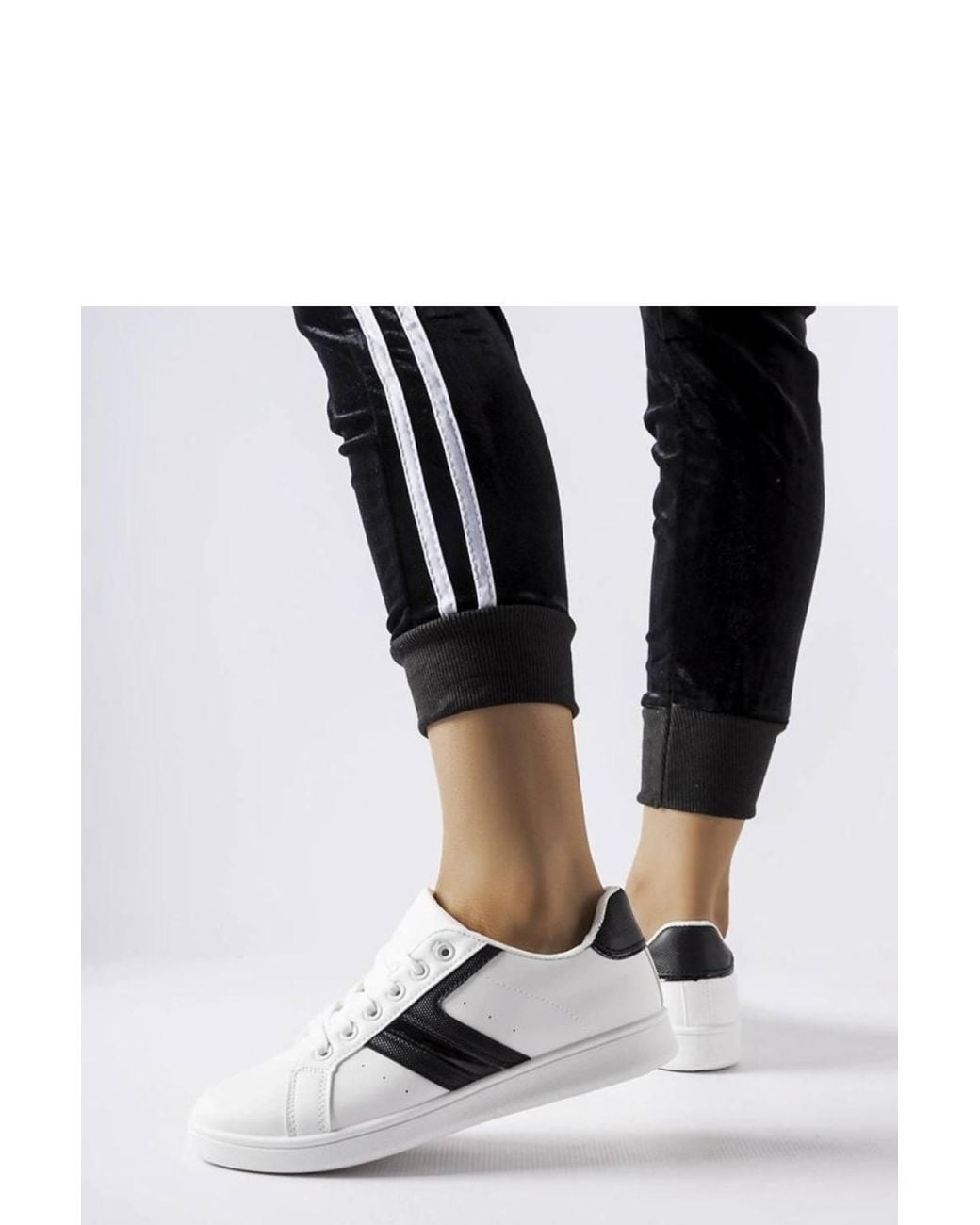 Love Lace Black Sport Sneakers With Inserts Ergonomic Comfort Shoes