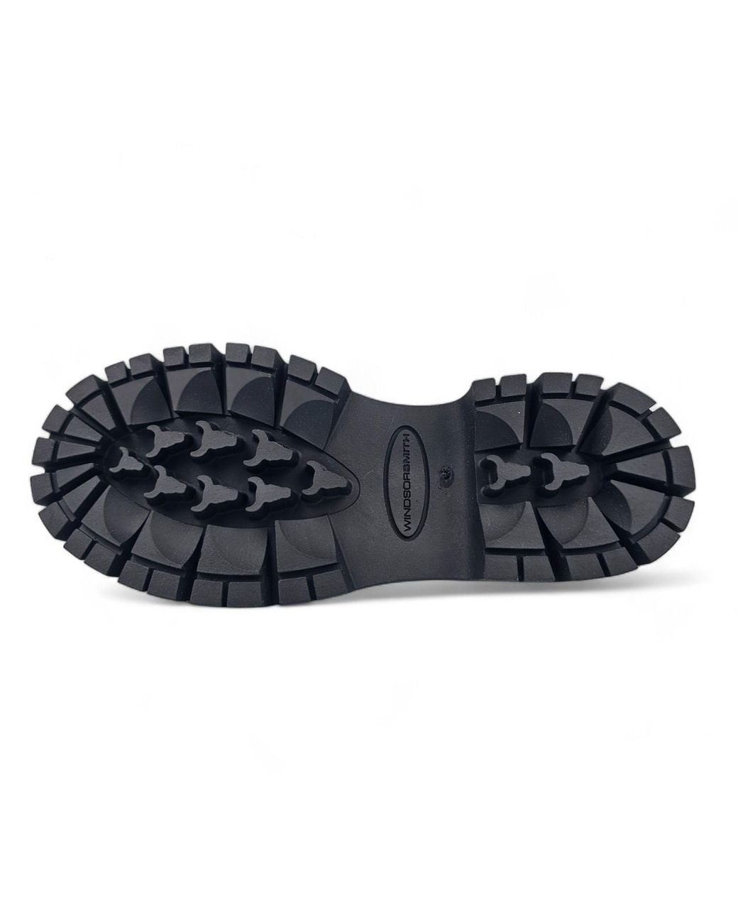TruClothing Black Slip On Chunky Leather Moccasin Loafer Shoes