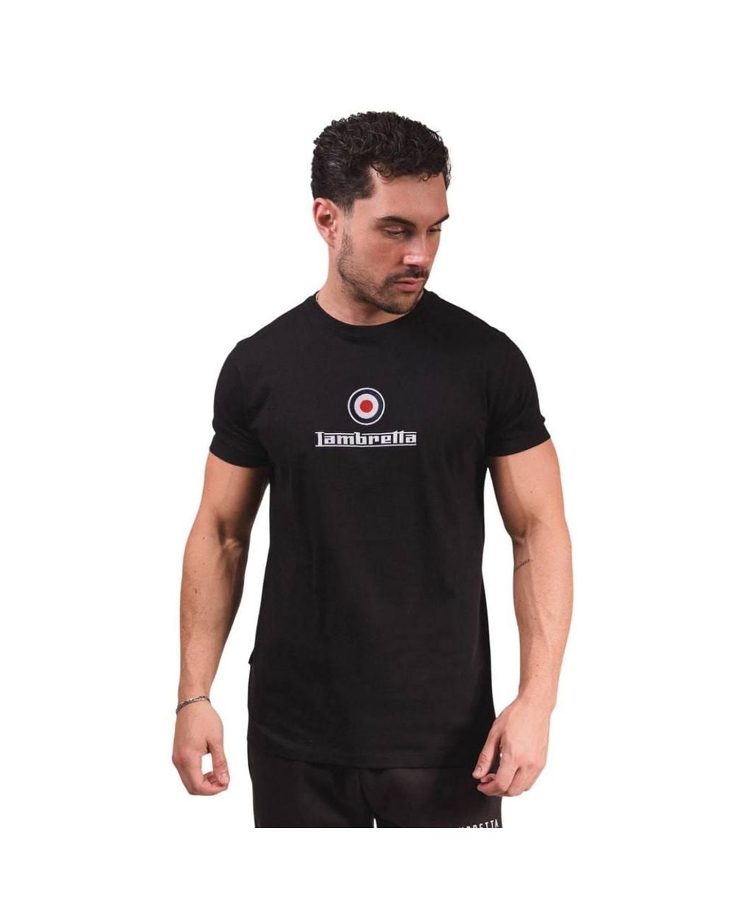 Lambretta Black Logo T-Shirt for men