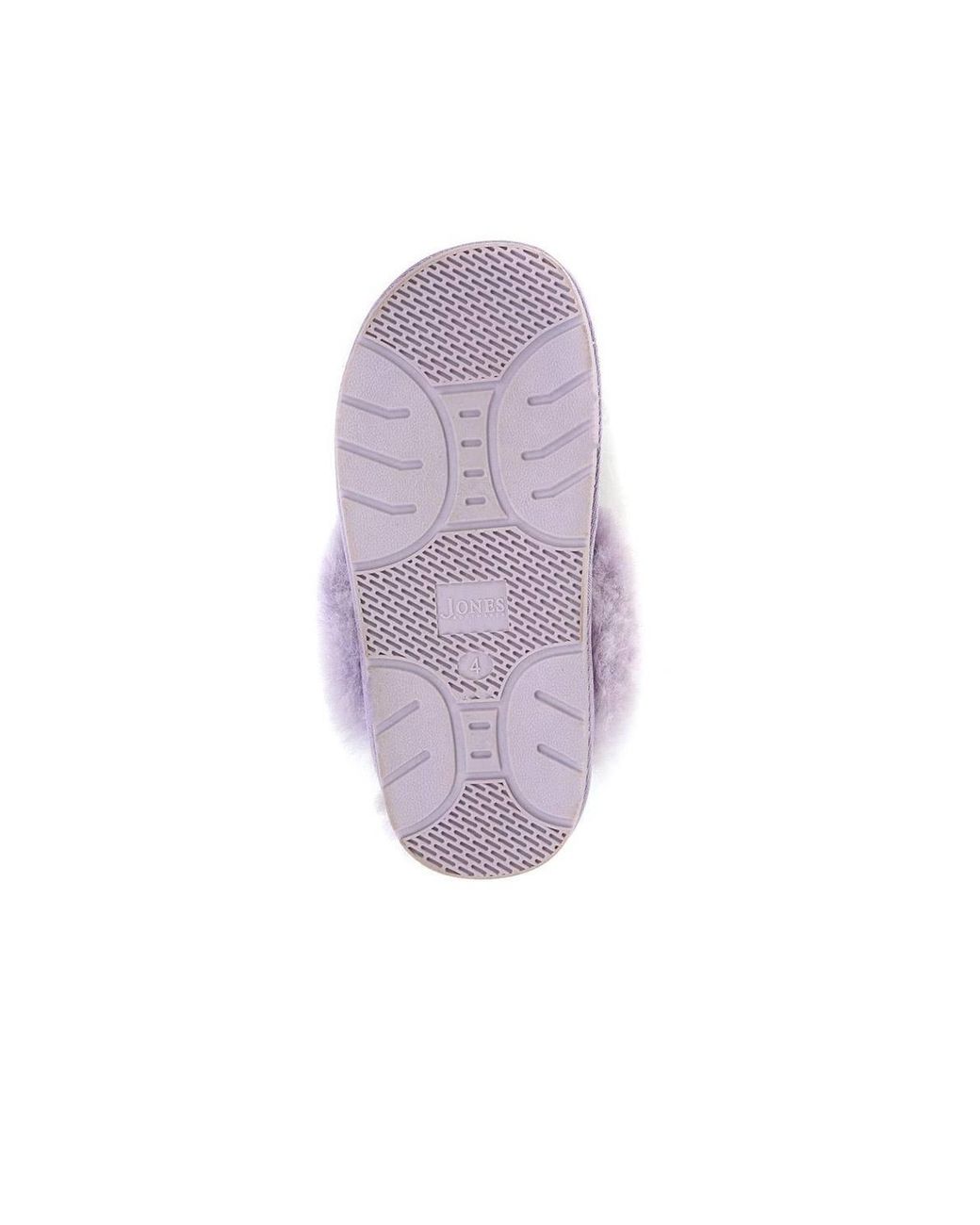 Jones Bootmaker Purple Bella-Rose Sheepskin Mule Slippers