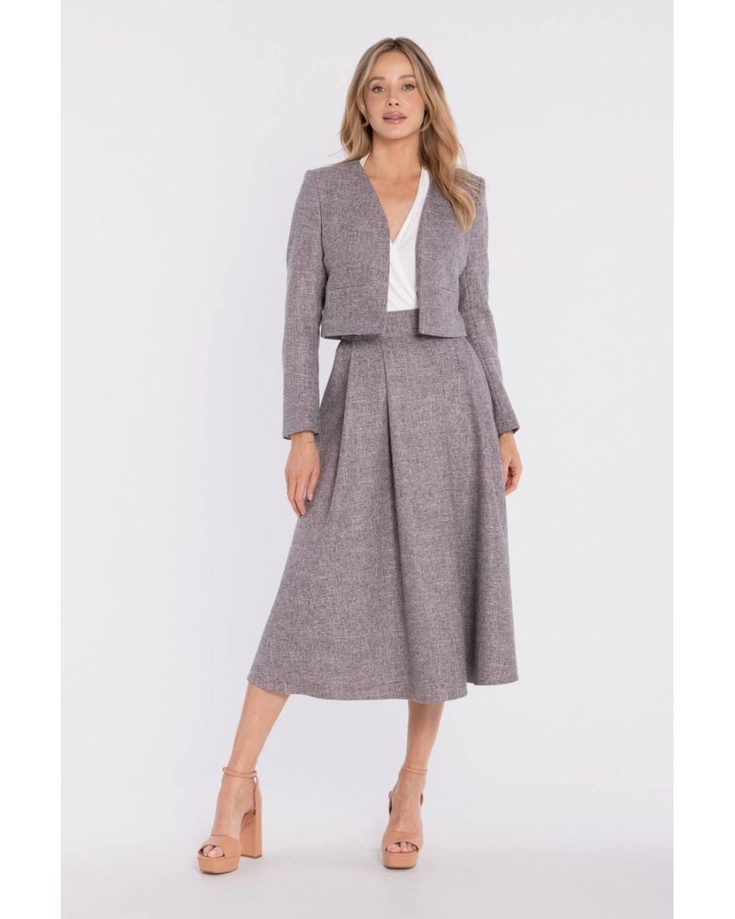 Love Lace Purple Essential Stretch Rayon Casual Jacket