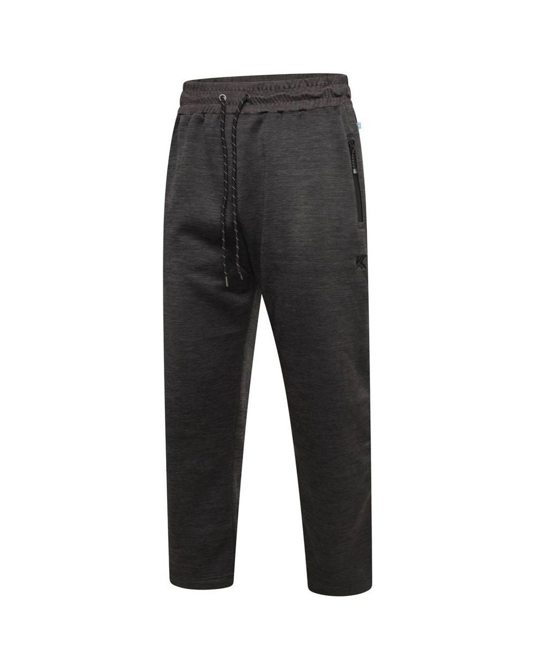 KAM Jeanswear Gray Active Performance Marl Sports Jog Pants For for men