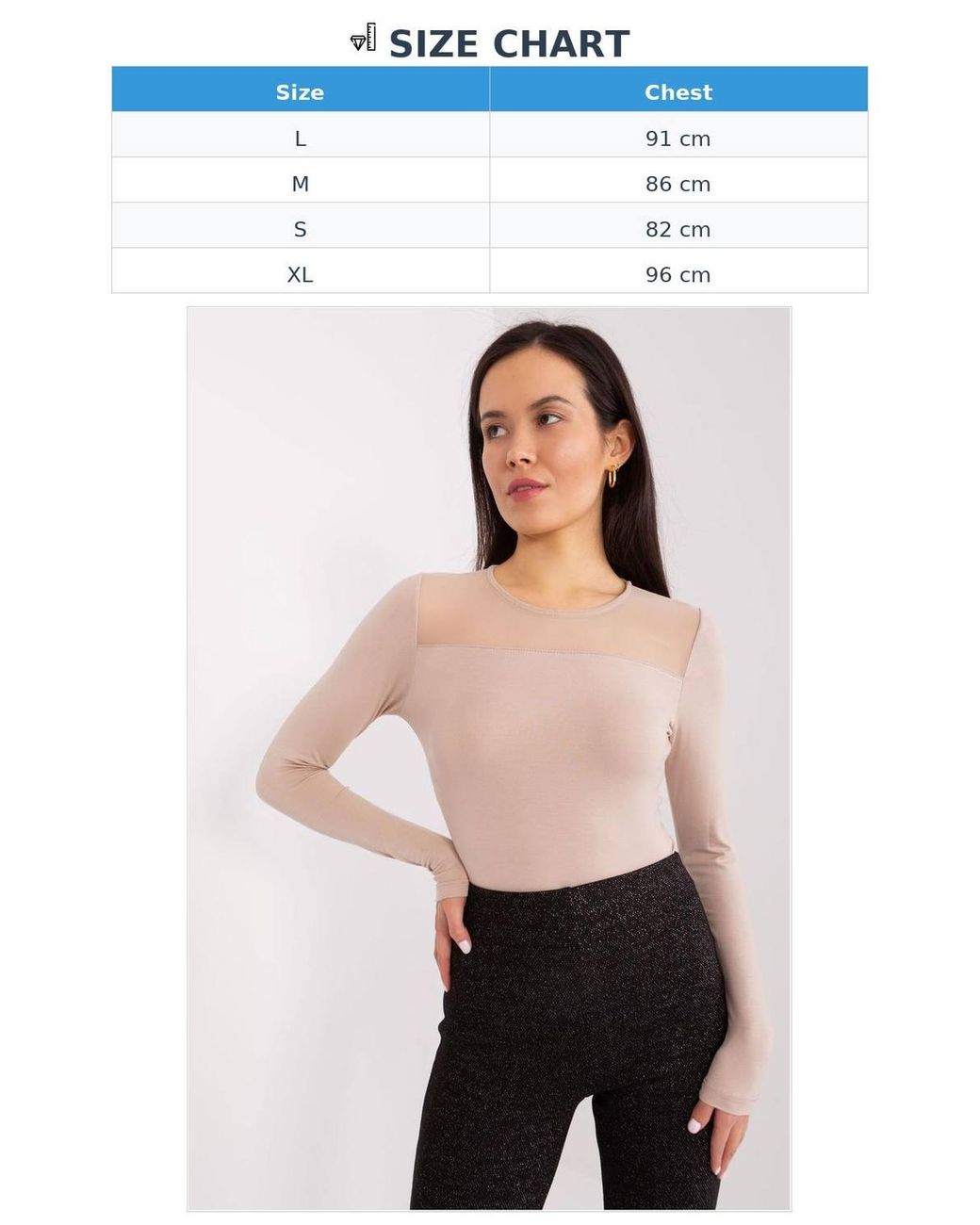 Love Lace Black Elegant Viscose Long Sleeve Blouse With Texture