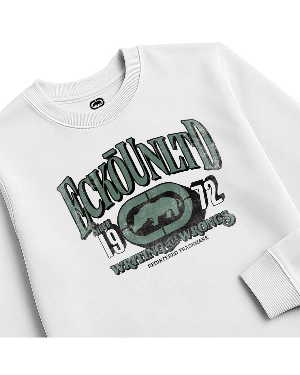 Ecko' Unltd White Retro Sweatshirt for men