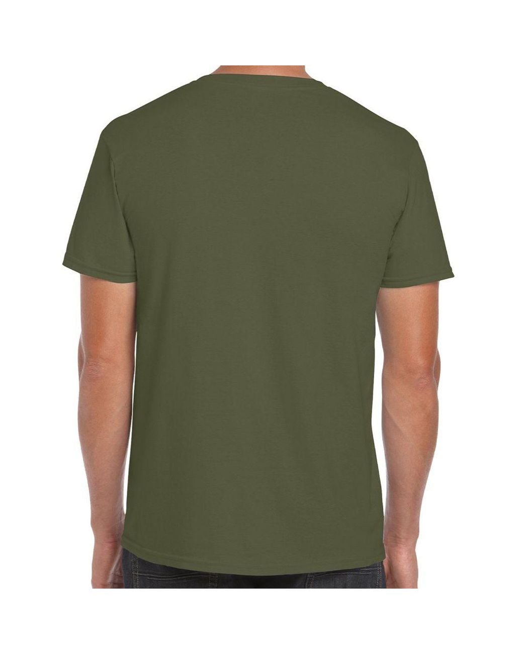 Gildan Green Soft Style Ringspun T-Shirt for men