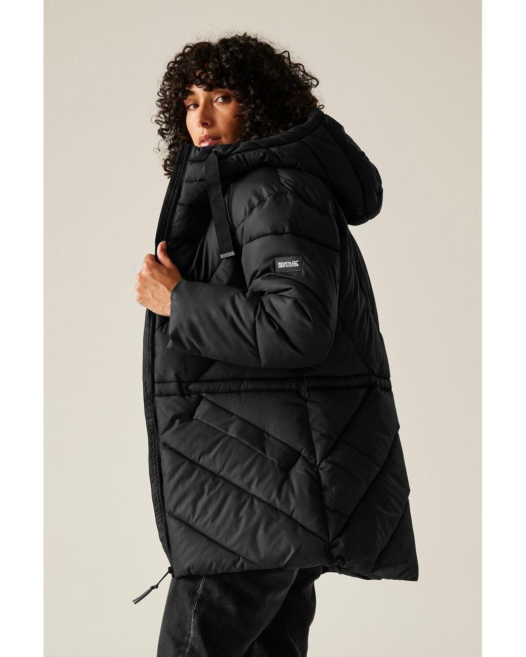 Regatta Black Rusey Water-Repellent Insulating Padded Jacket