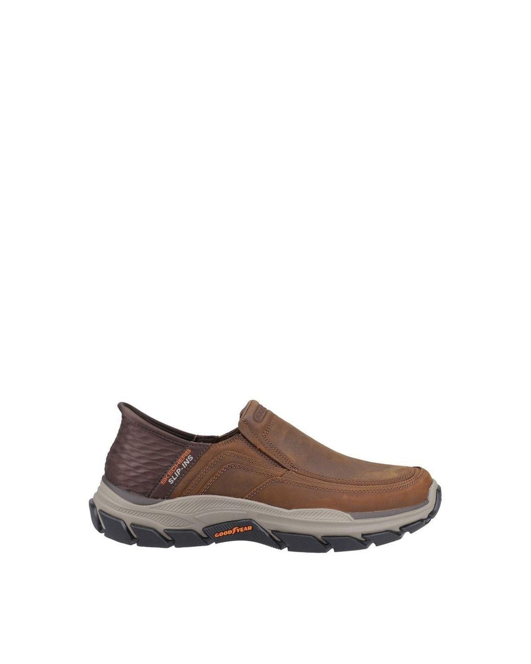 Skechers Brown Respected Elgin Shoes for men