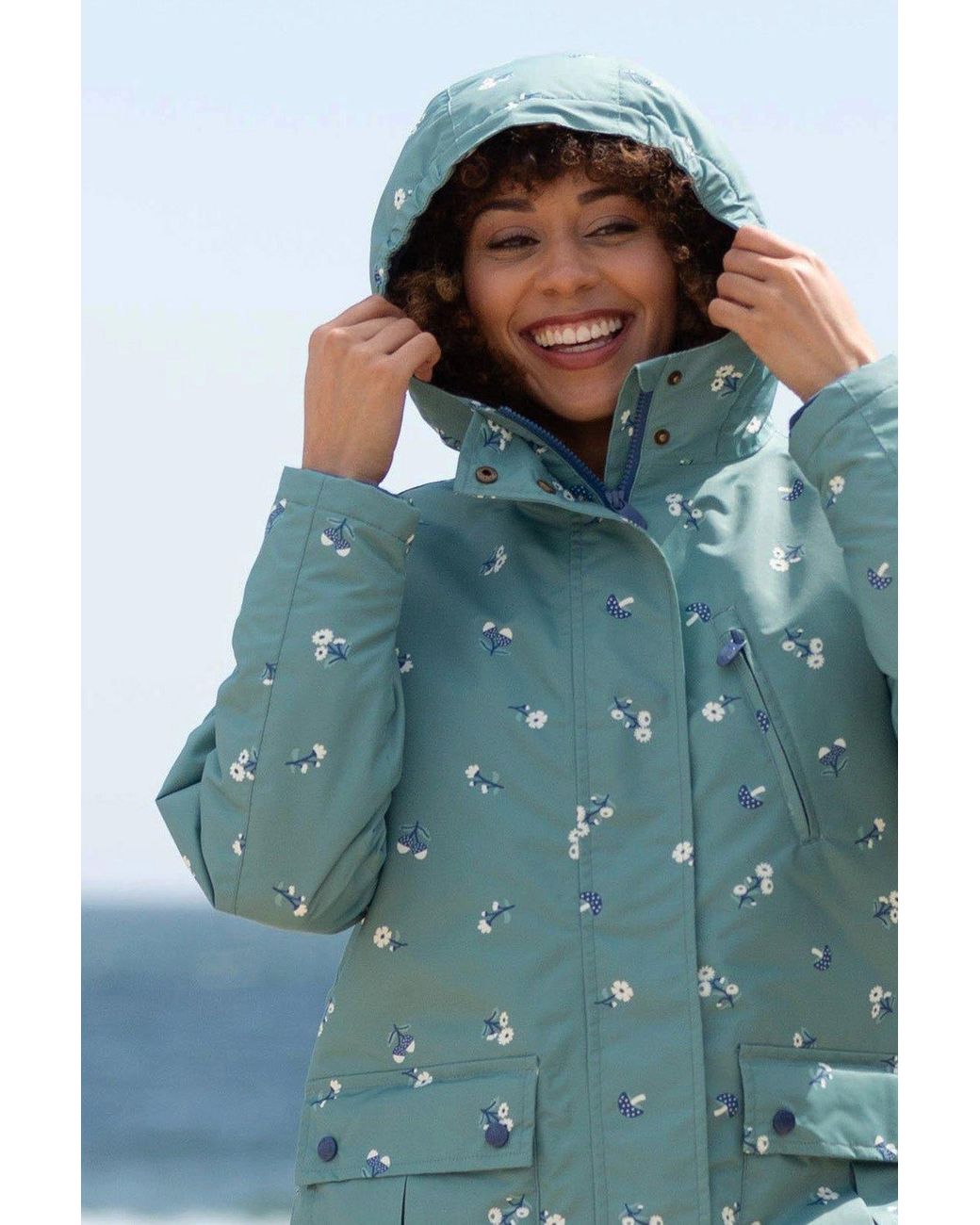 Kite Blue Horton Cosy Waterproof Coat