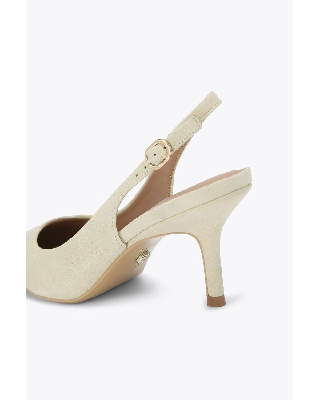 Carvela Kurt Geiger White 'Spirited' Suede Heels