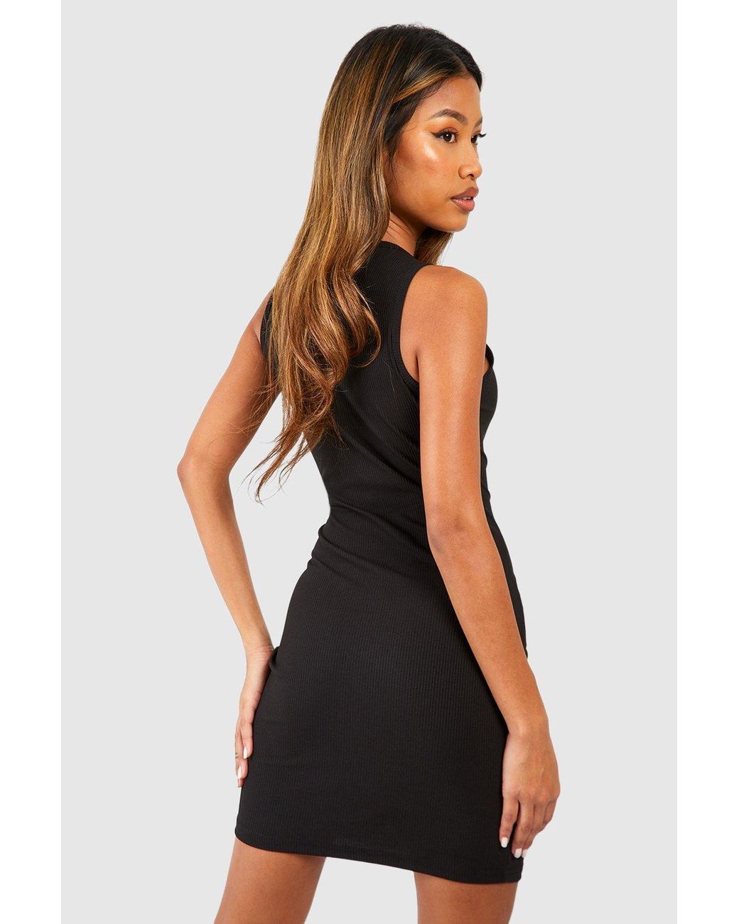 Boohoo black hotsell shift dress