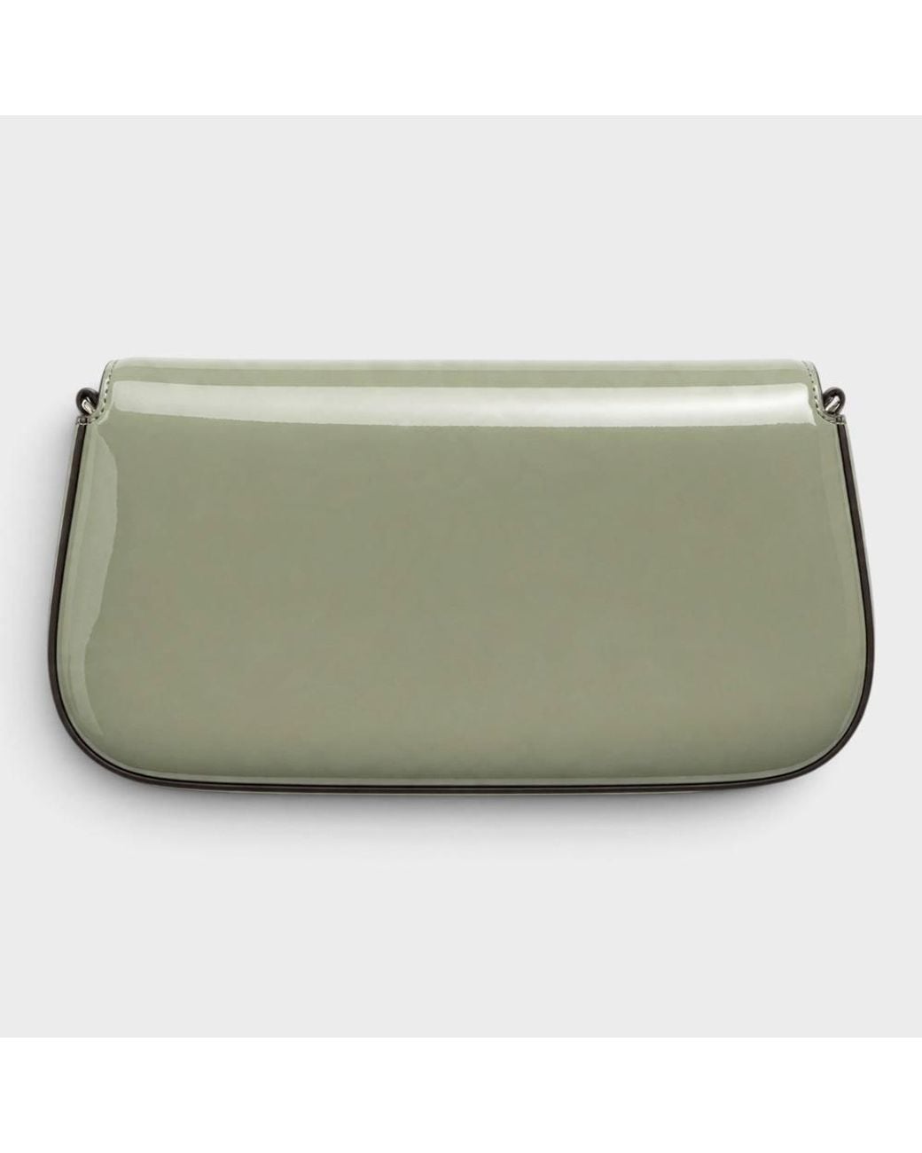 Tory Burch Green Britten Patent Convertible Crossbody Light