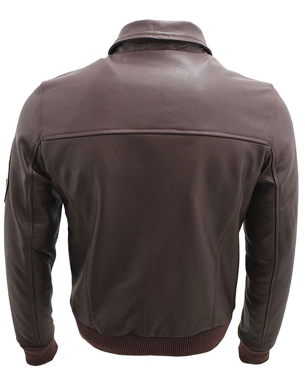 Infinity Leather Brown Cowhide Airline Leather A2 Us Airforce Bomber Jacket for men