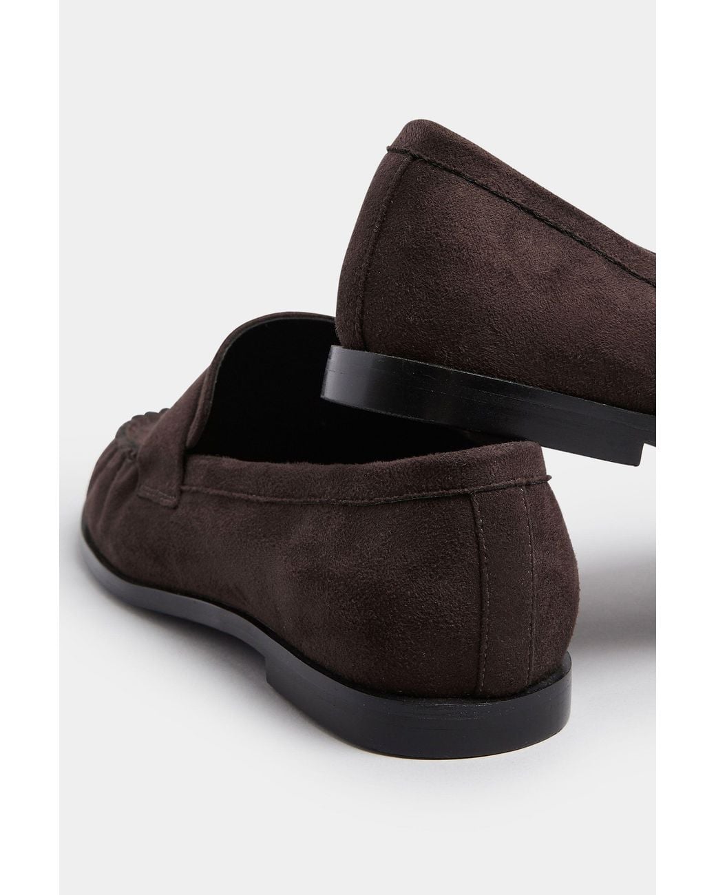 Long Tall Sally Brown Flat Loafers