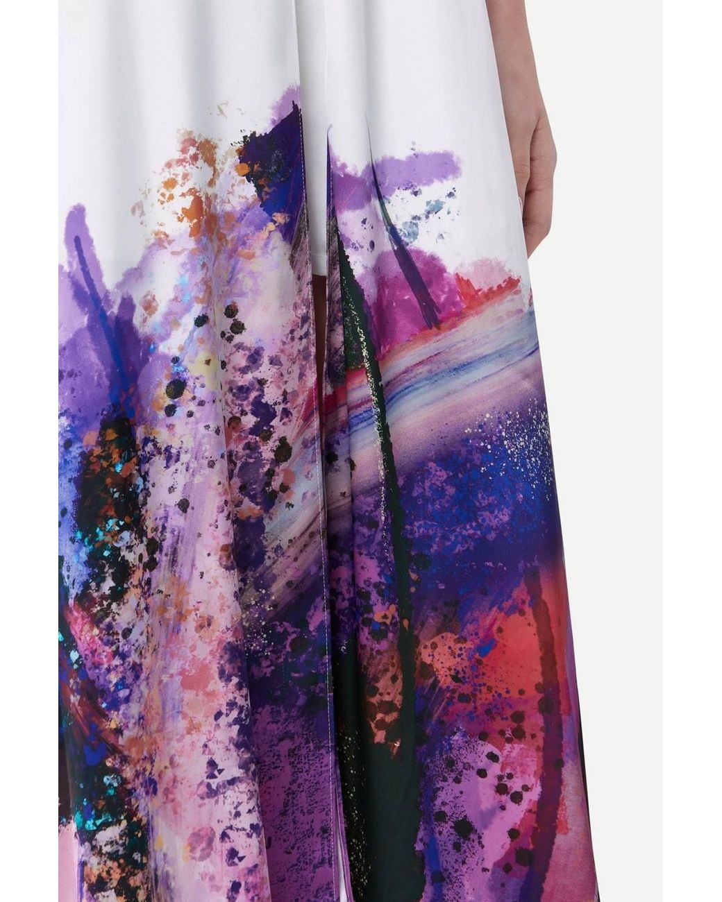 Zafur official Purple Positano Beach Over Dress