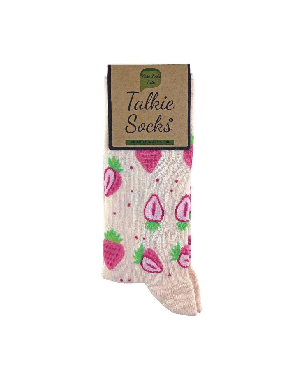 Sock Snob Pink 1 Pack Cotton Novelty Design Fruit Socks