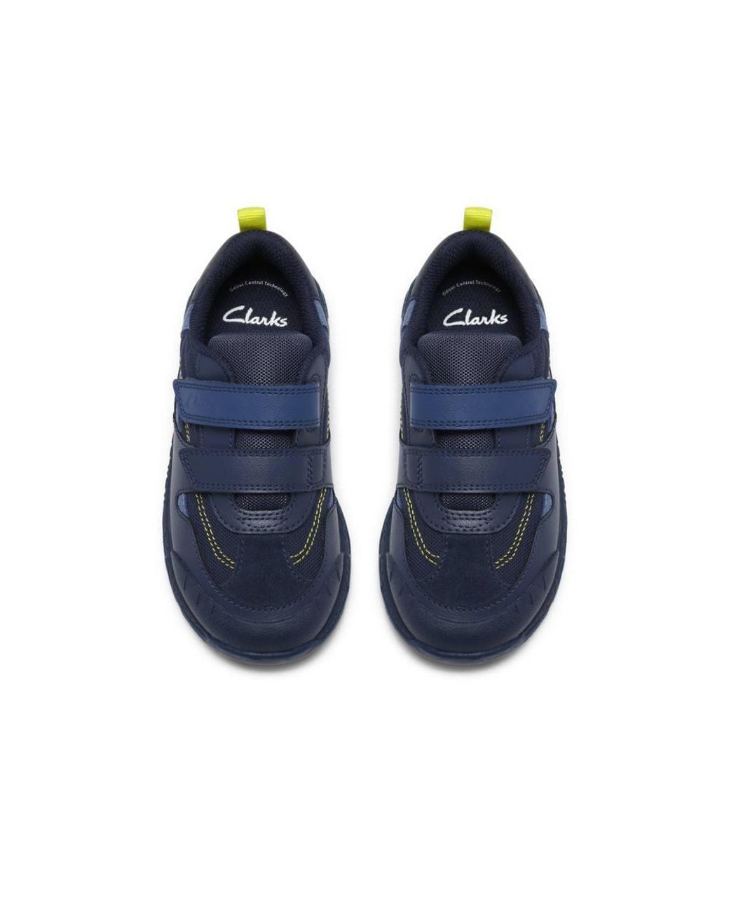 Clarks Blue Steggy Soar K Combination Trainers
