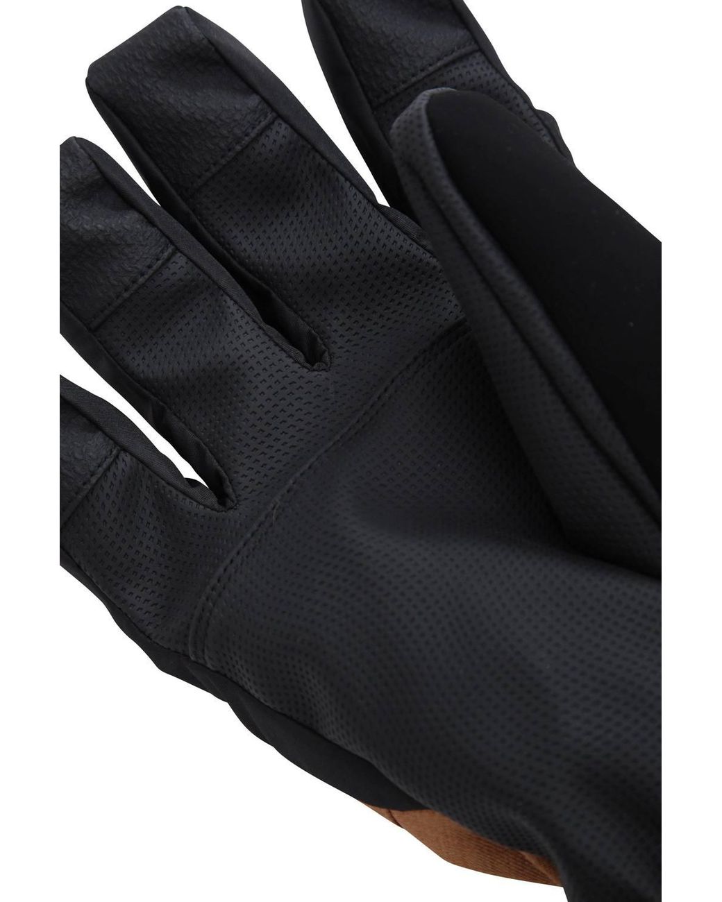 Mountain Warehouse Black 'Lodge' Warm Soft Lightweight Snowproof Textured Skiing Winter Gloves for men