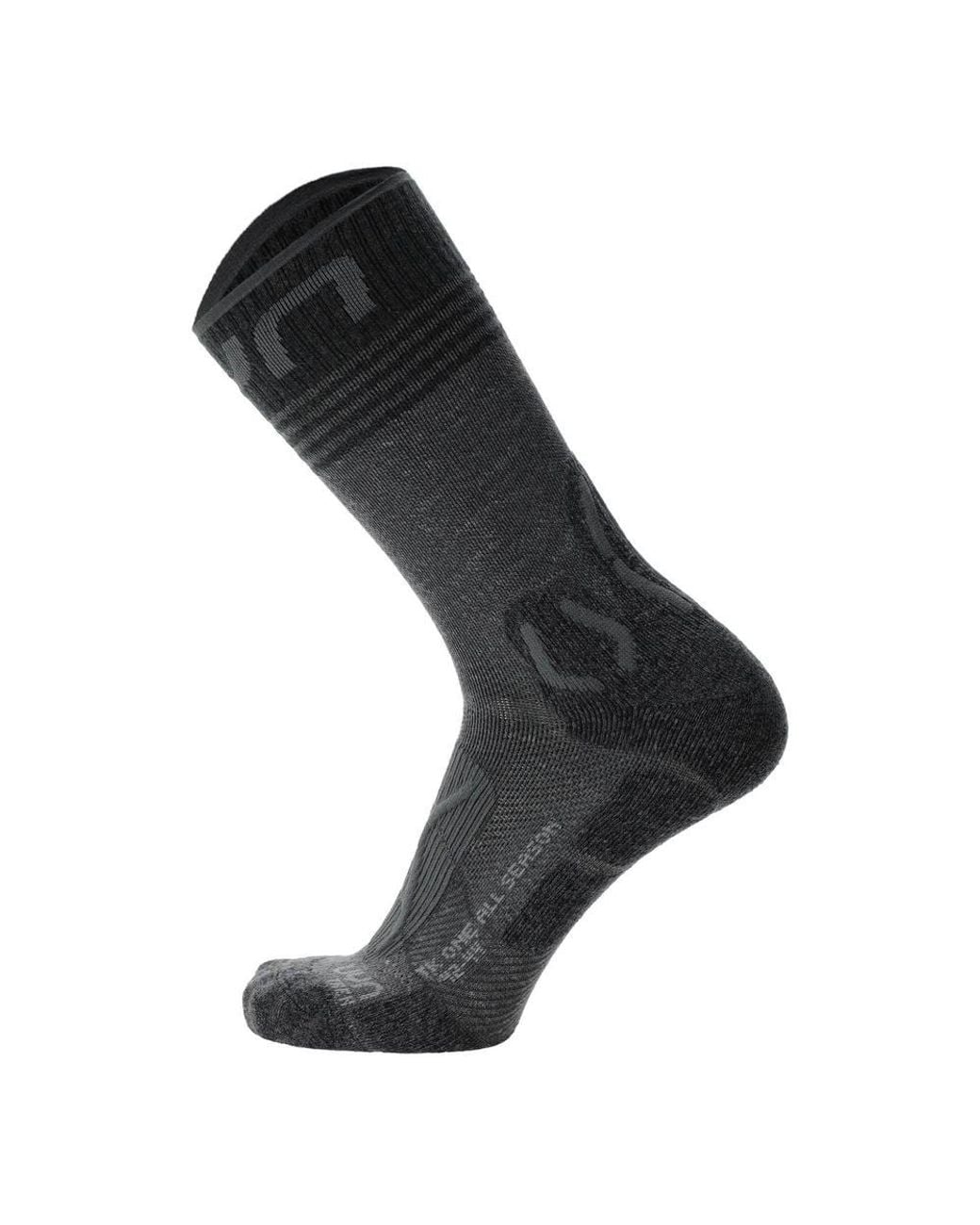 Uyn Black Socks Pack Of 1 for men