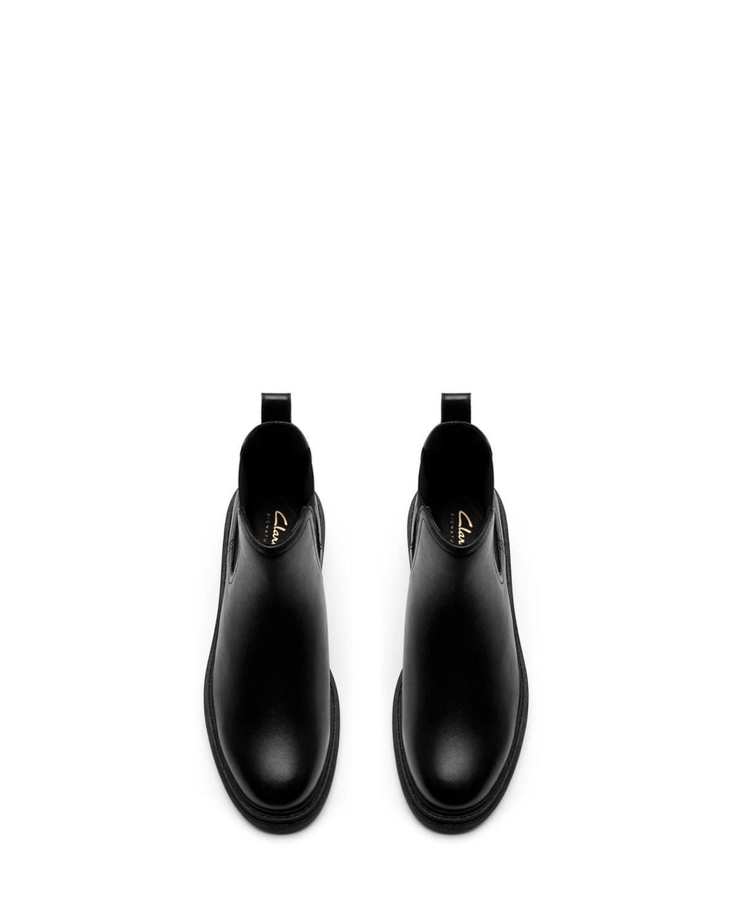 Clarks Black Orinoco3 Lane Leather Shoes