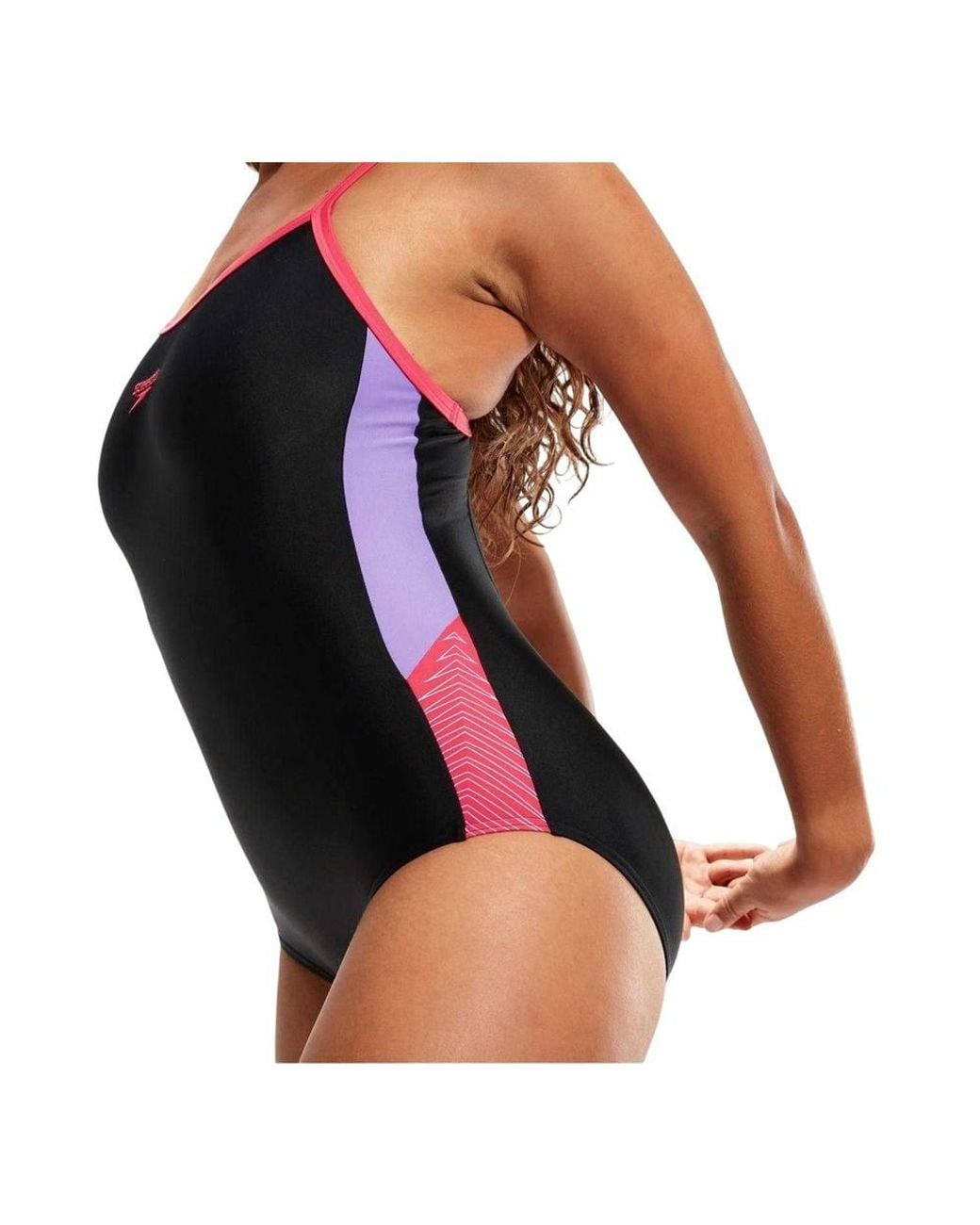 Speedo Black Dive Muscleback One Piece Swimsuit