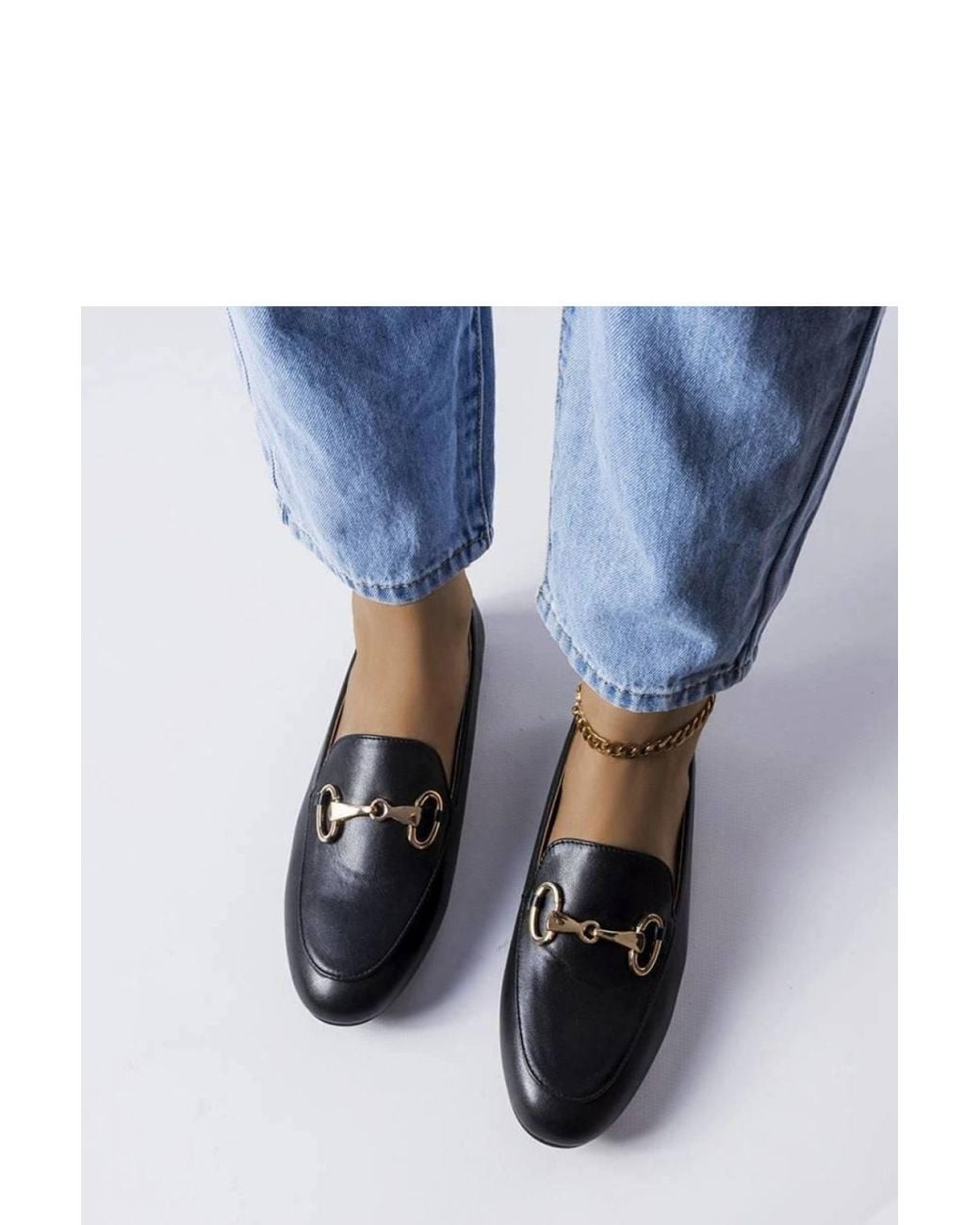 Love Lace Blue Moccasin Flat Shoes With Buckle Slip On For Summer Comfort