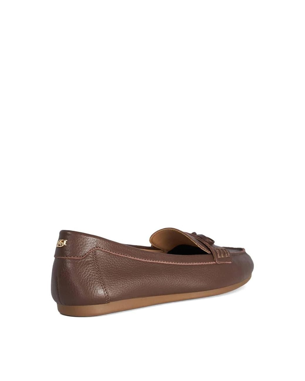Dune Brown 'Girella' Leather Loafers