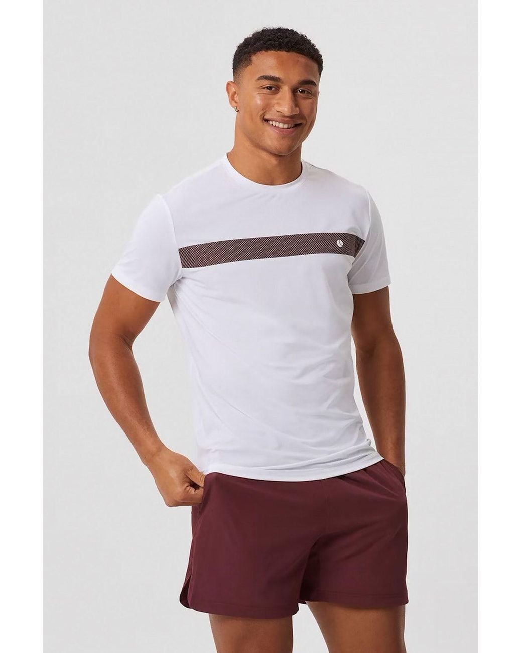 Björn Borg White Ace Lightweight Performance Tennis Style T-Shirt for men