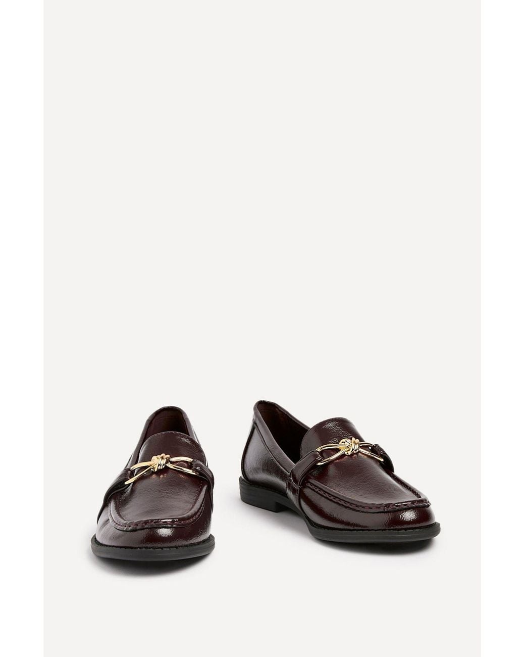 Linzi White Affluent Faux Leather Loafers