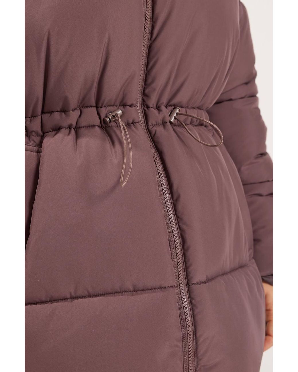 Yours Purple Short Padded Jacket