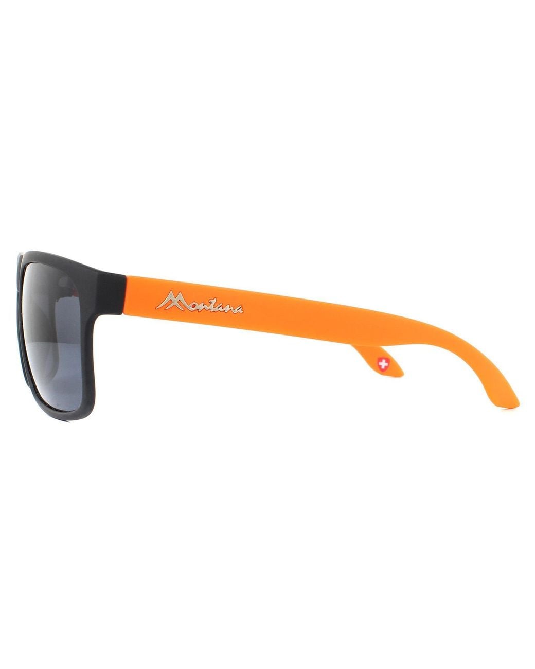 Montana Gray Rectangle With Rubbertouch Polarized Sunglasses